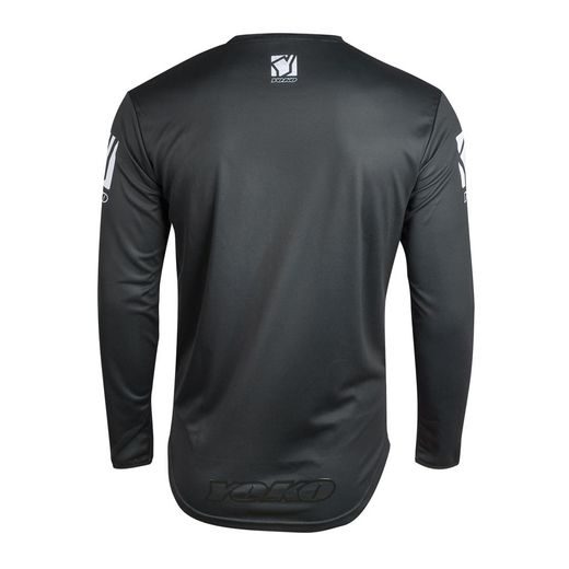 MOTOKROSOVÝ DRES YOKO SCRAMBLE ČIERNO / BIELE S