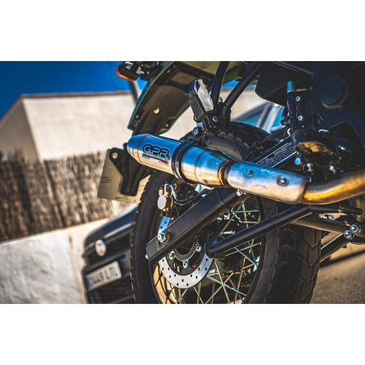 SLIP-ON EXHAUST GPR DEEPTONE ROY.4.RACE.DE BRUSHED STAINLESS STEEL INCLUDING LINK PIPE