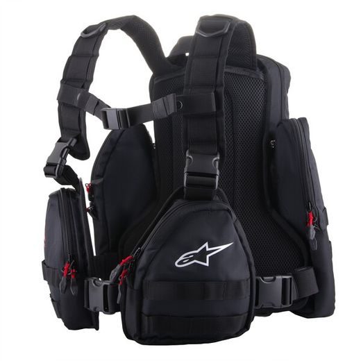 ALPINESTARS TECHDURA TACTICAL – BATOH NA MOTORKU (MOTOCYKLOVÝ RUKSAK) (ČIERNA/BIELA, CELKOVÝ OBJEM AŽ 9 L) 2024
