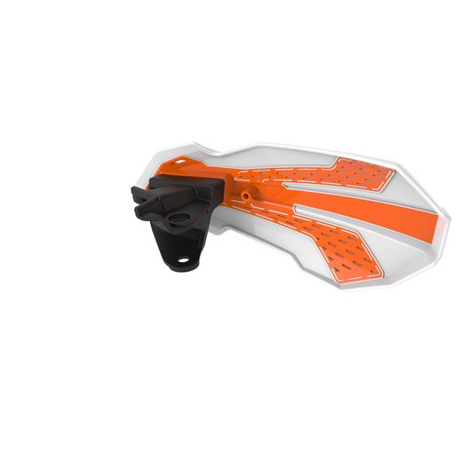 CHRÁNIČ PÁČIEK POLISPORT MX FLOW 8308200004 WITH MOUNTING SYSTEM BIELO/ORANŽOVÉ