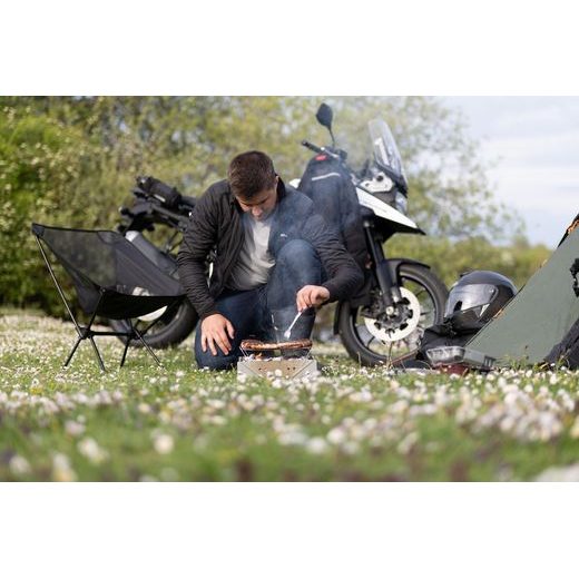 ŽIDLE SKLÁDACÍ, OXFORD (ČERNÁ)