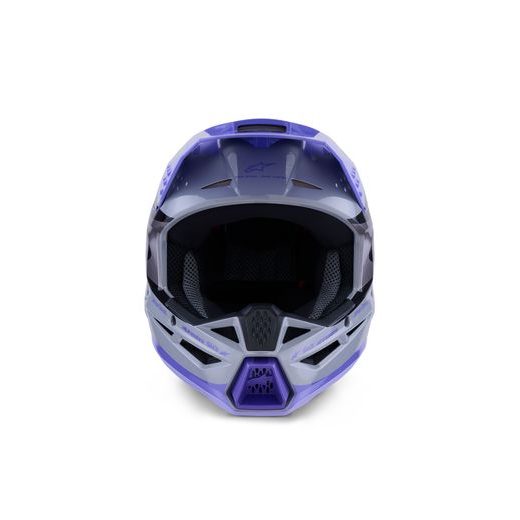 PRILBA S-M3 EDÍCIA JETT LAWRENCE, ALPINESTARS (ŠEDÁ/FIALOVÁ/ČERNÁ) 2026