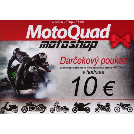 DARČEKOVÉ POUKAZY - MOTOQUAD