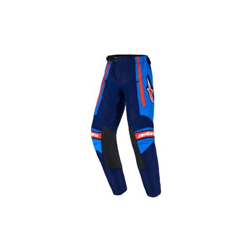 ALPINESTARS RACER NOMUR KIDS – DETSKÉ MOTOKROSOVÉ NOHAVICE NA MX A ENDURO (TMAVO MODRÁ/ORANŽOVÁ/ČIERNA) 2026