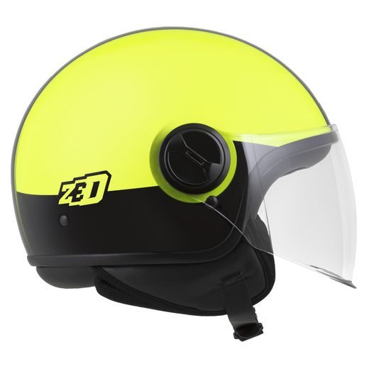 PRILBA C35, ZED (ŽLTÁ FLUO/ČERNÁ) 2025