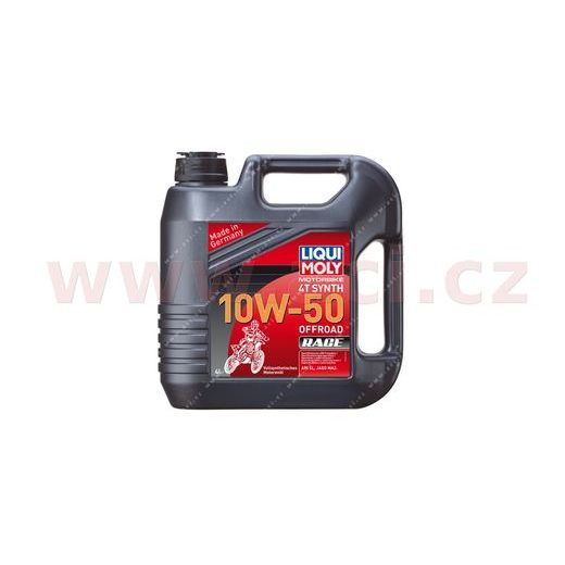 LIQUI MOLY MOTORBIKE 4T SYNTH 10W50 OFFROAD RACE, PLNĚ SYNTETICKÝ MOTOROVÝ OLEJ 4 L