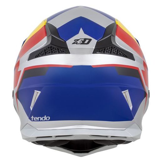 PRILBA X1.9 TENDO, ZED (MODRÁ PERLEŤ/ČERVENÁ/ŽLTÁ/STRIEBORNÁ) 2025