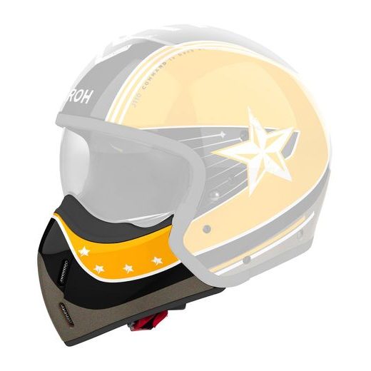 BRADOVÝ CHRÁNIČ PRO PŘILBU J110, AIROH (COMMAND - ŽLUTÝ LESKLÝ)