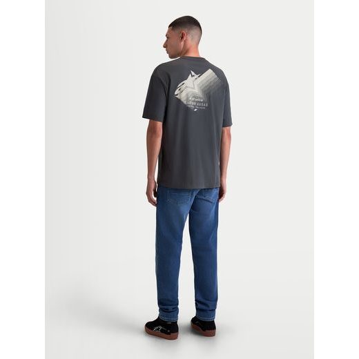 ALPINESTARS GHOST OVERSIZED CSF – VOĽNOČASOVÉ MOTO TRIČKO (TMAVO SIVÁ)