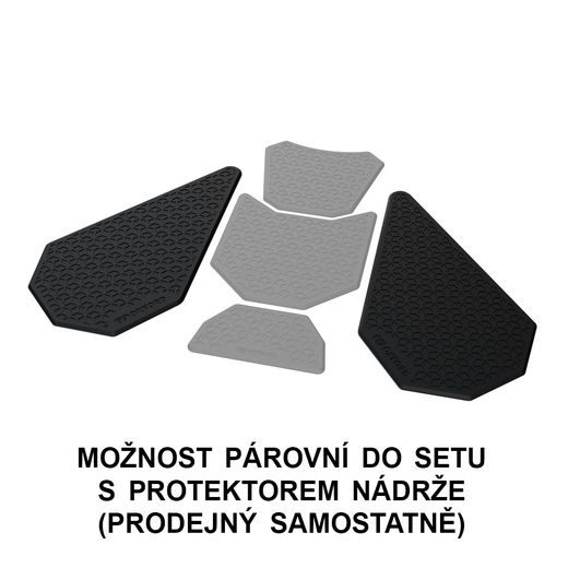 PROTEKTOR A PROTIŠMYKOVÝ PRVEK NÁDRŽÍ A GRIPPER ADV, OXFORD (ČIERNY, PÁR)