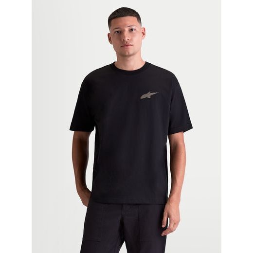ALPINESTARS GHOST OVERSIZED CSF – VOĽNOČASOVÉ MOTO TRIČKO (ČIERNA)