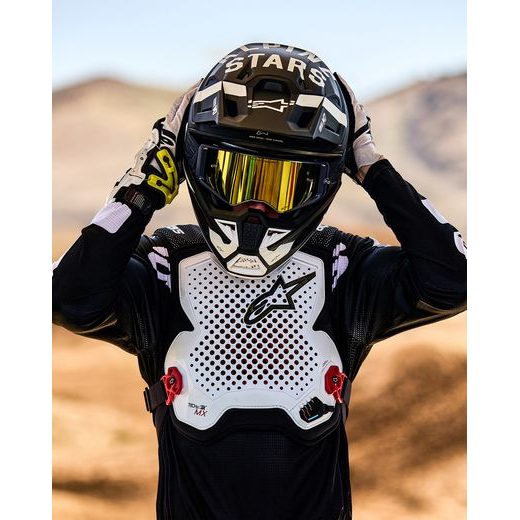 ALPINESTARS AIRBAGOVÁ VESTA TECH-AIR®MX PLASMA SYSTÉM – AIRBAGOVÝ SYSTÉM NA MOTORKU (BIELA/ČIERNA/ČERVENÁ, KOMPATIBILNÉ PRE DOWNHILL ALGORITMUS) 2027