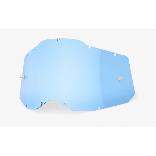 PLEXI RACECRAFT 2/ACCURI 2/STRATA 2, 100% - USA (MODRÉ, ANTI-FOG)