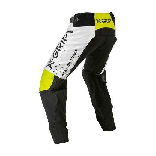MOTOKROSOVÉ NOHAVICE X-GRIP TUNGSTEN – ŽLTÁ, S VRECKAMI