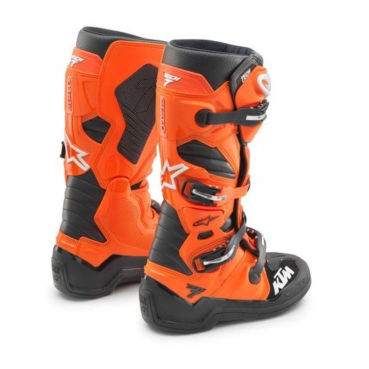 TOPÁNKY ALPINESTARS TECH 7 MX, KTM (ČERNÁ/ORANŽOVÁ) 2023