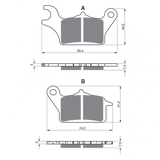 BRZDOVÉ OBLOŽENIE GOLDFREN 387 S33 STREET FRONT