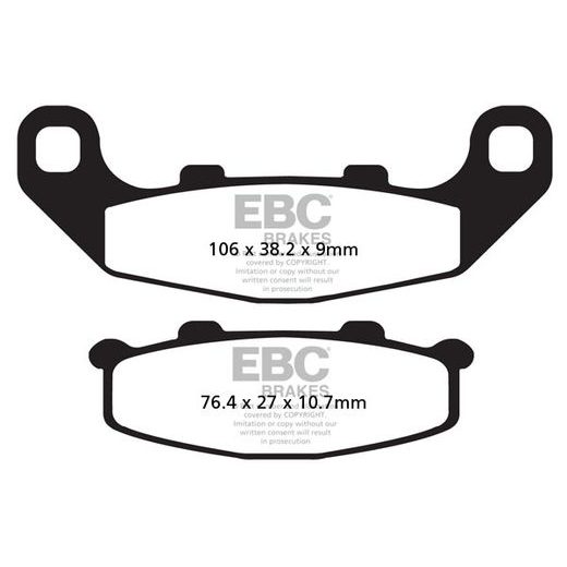 BRZDOVÉ OBLOŽENIE EBC FA141
