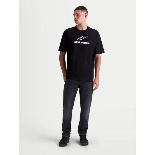 ALPINESTARS PRELUDE OVERSIZED CSF – VOĽNOČASOVÉ MOTO TRIČKO (ČIERNA)