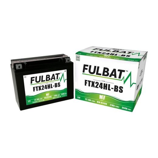 BATÉRIA 12 V, YTX24HL-BS, 22,1AH, 350A, BEZÚDRŽBOVÁ MF AGM 205X87X161, FULBAT (VR. BALENIE ELEKTROLYTU)