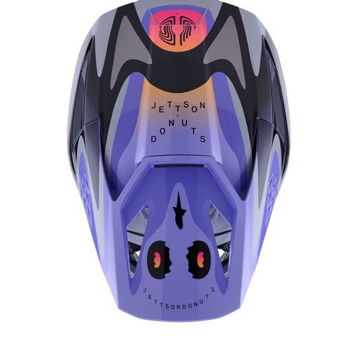 PRILBA S-M3 EDÍCIA JETT LAWRENCE, ALPINESTARS, DETSKÁ (ŠEDÁ/FIALOVÁ/ČERNÁ) 2026