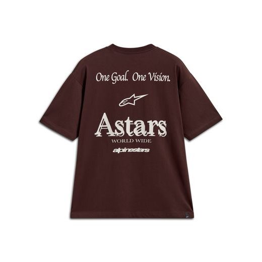 ALPINESTARS POST OVERSIZED CSF – VOĽNOČASOVÉ MOTO TRIČKO (HNEDÁ)