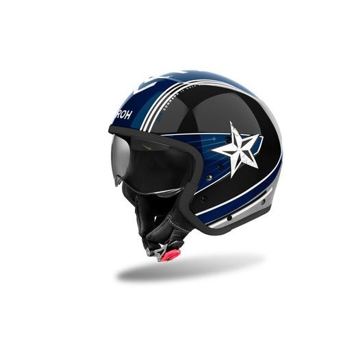 PRILBA J110 COMMAND, AIROH (LESKLÁ MODRÁ) 2024