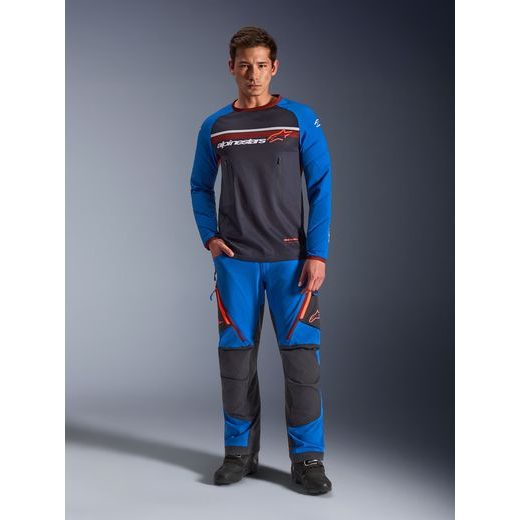 ALPINESTARS MAXDURA DUAL – MOTOKROSOVÝ DRES NA MX A ENDURO (TMAVO SIVÁ/MODRÁ/ORANŽOVÁ) 2026