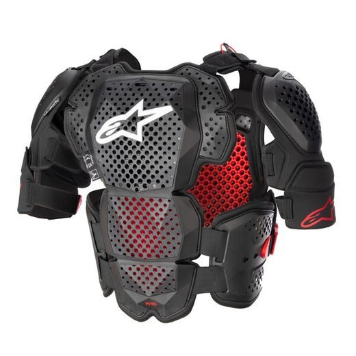 CHRÁNIČ TĚLA A-10 2 2023, ALPINESTARS (ČERNÁ ANTRACIT/ČERVENÁ)