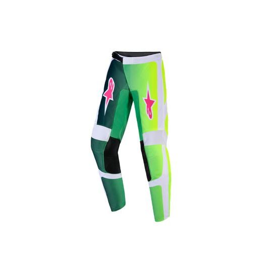 ALPINESTARS FLUID PORTL YOUTH – DETSKÉ MOTOKROSOVÉ NOHAVICE NA MX A ENDURO (ZELENÁ/BIELA/ČIERNA) 2026