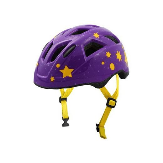 CYKLO PŘILBA STARS JUNIOR, OXFORD, DĚTSKÁ (FIALOVÁ/ŽLUTÁ)