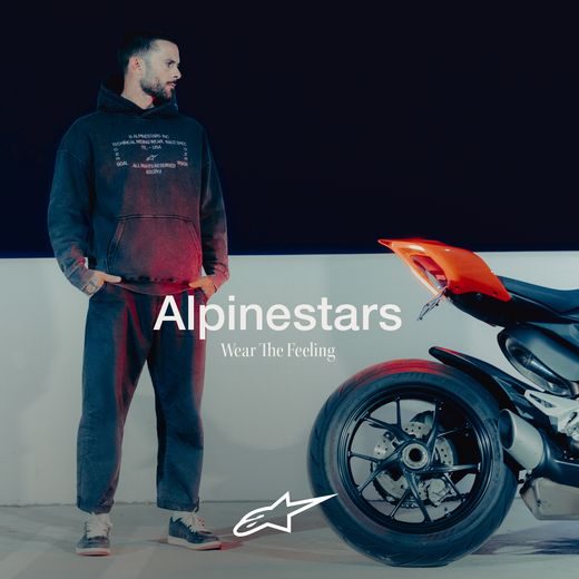 ALPINESTARS INFINITE WASHED OVERSIZED HOODIE – VOĽNOČASOVÁ MOTO MIKINA (SEPRANÁ ČIERNA)