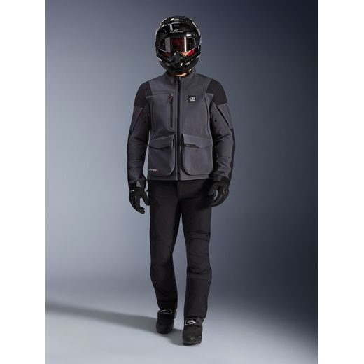 ALPINESTARS MAXDURA DRYSTAR XF – MOTOCYKLOVÁ BUNDA NA CESTNÚ JAZDU (TMAVO SIVÁ/ČIERNA) 2026