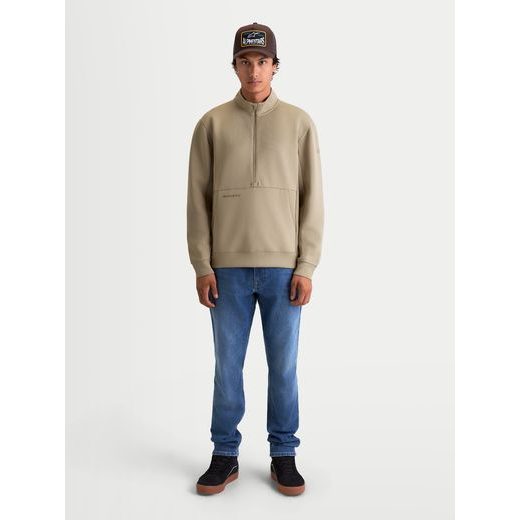 ALPINESTARS APERA HALF-ZIP – VOĽNOČASOVÁ MOTO MIKINA (PIESKOVÁ)