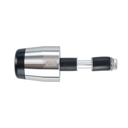 ZÁVAŽÍ RIADIDIEL BAR END S REDUKCÍ PRE VNÚTORNÝ PRIEMER 13 A 18 MM (VONKAJŠÍ 22 A 28,6 MM), OXFORD (STRIEBORNÉ/ČIERNE, PÁR)