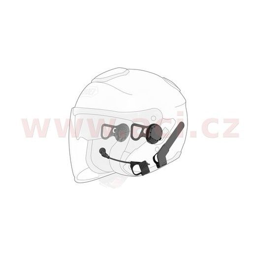 BLUETOOTH HANDSFREE HEADSET 10U PRE PRILBY SHOEI J-CRUISE (DOSAH 1,6 KM), SENA