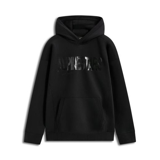 ALPINESTARS SHAW OVERSIZED HOODIE – VOĽNOČASOVÁ MOTO MIKINA (ČIERNA/ČIERNA)