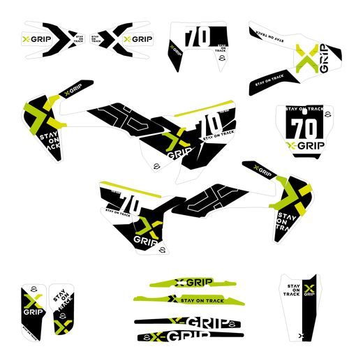 SÚPRAVA POLEPOV MOTOCYKLA X-GRIP – HUSQVARNA FC 250 (2019 - 2022) A ĎALŠIE MODELY