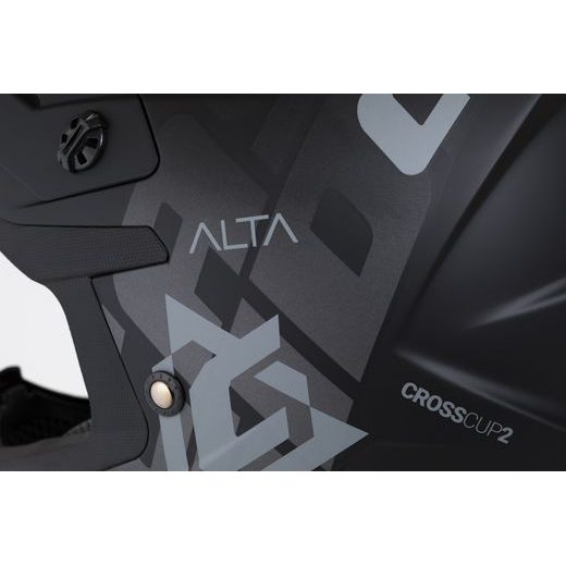 PRILBA CROSS CUP 2 ALTA, CASSIDA (ČIERNA MATNÁ/TMAVĚ ŠEDÁ) 2024