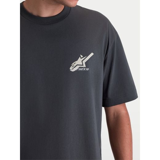 ALPINESTARS GHOST OVERSIZED CSF – VOĽNOČASOVÉ MOTO TRIČKO (TMAVO SIVÁ)
