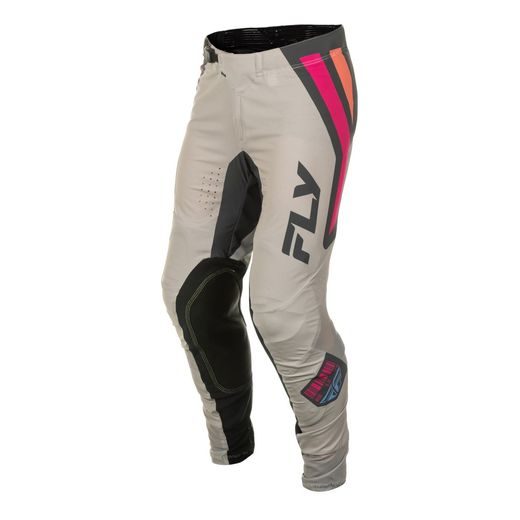 NOHAVICE LITE VICE, FLY RACING - USA 2025 (ŠEDÁ/RŮŽOVÁ)