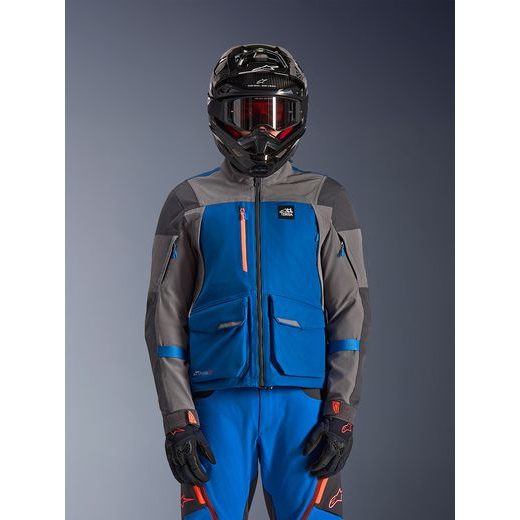ALPINESTARS MAXDURA DRYSTAR XF – MOTOCYKLOVÁ BUNDA NA CESTNÚ JAZDU (MODRÁ/TMAVO SIVÁ) 2026