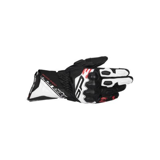 ALPINESTARS SP-3 – MOTOCYKLOVÉ RUKAVICE NA CESTNÚ JAZDU (ČIERNA/BIELA/ČERVENÁ FLUO) 2025