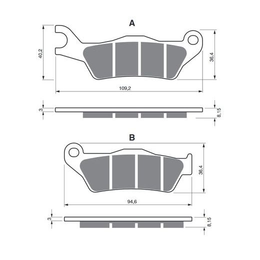 BRZDOVÉ OBLOŽENIE GOLDFREN 351 AD