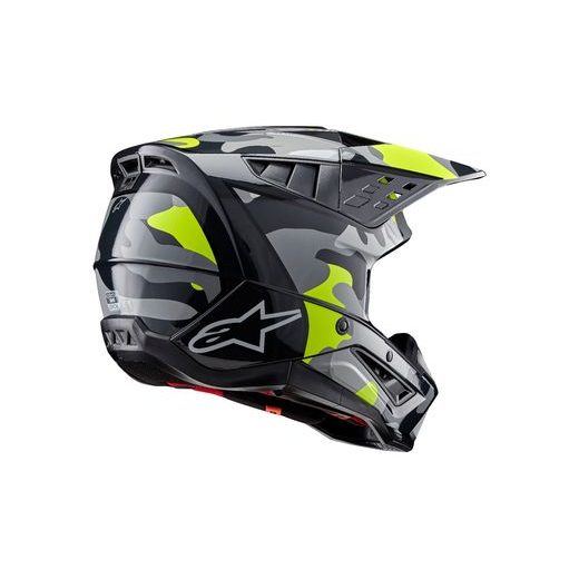 PŘILBA S-M5 ROVER 2, ALPINESTARS (TMAVĚ ŠEDÁ/ŽLUTÁ FLUO) 2024