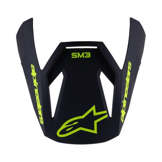KŠILT PRO PŘILBY S-M3 RADIUM, ALPINESTARS (ČERNÁ MAT/ŠEDÁ/ŽLUTÁ FLUO)