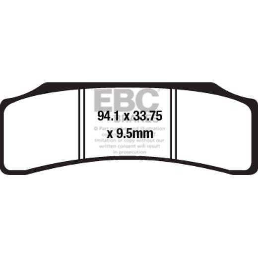 BRZDOVÉ OBLOŽENIE EBC GPFAX673HH