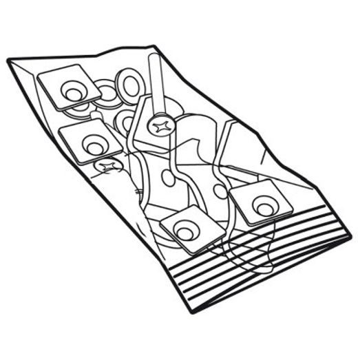 MONTÁŽNA SADA PLATNE SHAD D1B40BOR PRE SH58X/SH59X/SH50/SH48/SH45/SH39/SH42/SH46