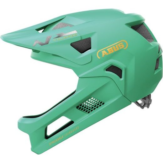 CYKLO PRILBA YOUDROP FF SAGE GREEN, ABUS DETSKÁ (ZELENÁ)
