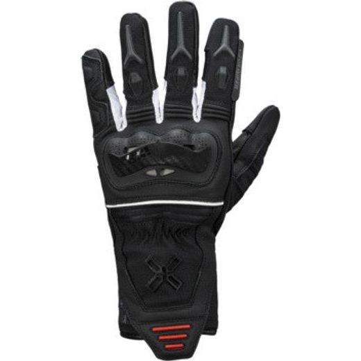 WOMEN'S GLOVES IXS RAPID-STX 1.0 X4-310605 ČIERNO-BIELO-ČERVENÁ DXL