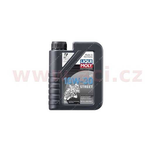 LIQUI MOLY MOTORBIKE 4T 10W30 STREET -POLOSYNTETICKÝ MOTOROVÝ OLEJ 1 L